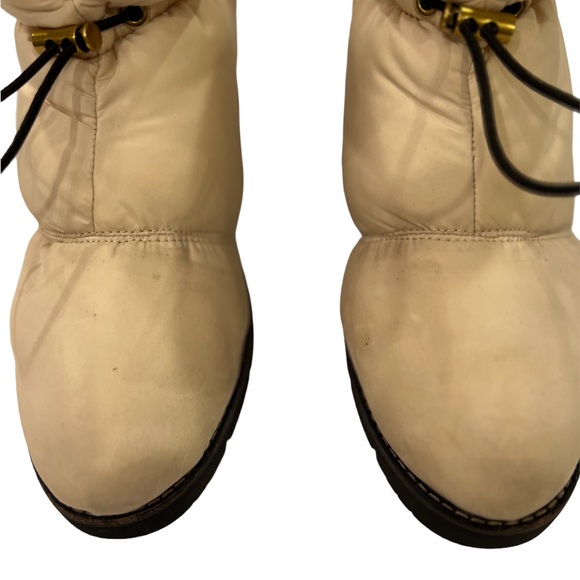 J.Crew Women's Elsa Puffer Boot With Primaloft Dusty Ivory Size 9 Style BD325 - Picture 8 of 12